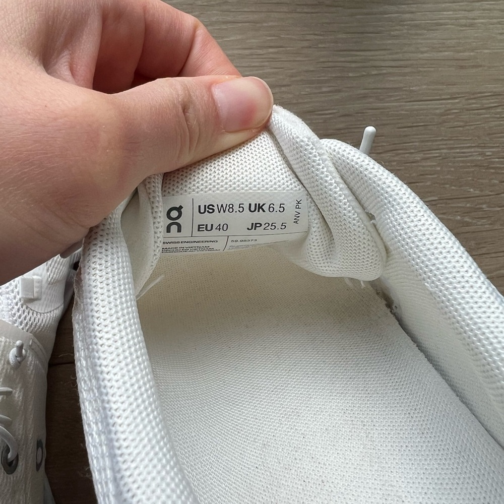 On Running White Athletic Shoes - Picture 4 of 4
